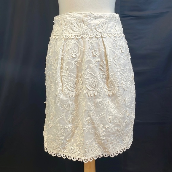 Zara Dresses & Skirts - ZARA Woman Appliqué and Embroidered Skirt - XS